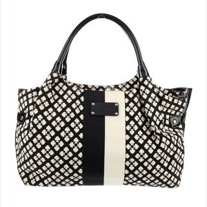 kate spade Black and White Patterned Tote